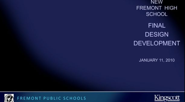 New Fremont High School Final Design Development